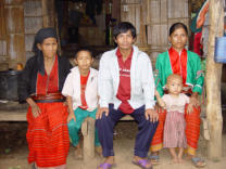 Thai refugees had to leave destroyed villages with nothing